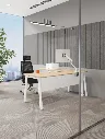 16 - Avail Go L Shape Desk with Round Leg and Ezee Chair.webp