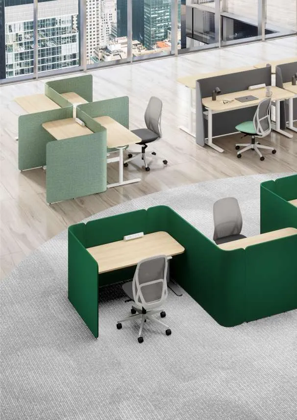 1 - Duplex Height-adjustable Desk and Workpods.webp