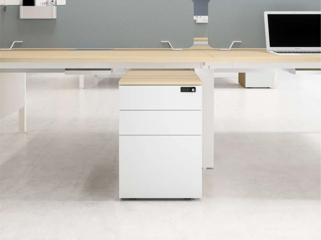 8 - Aside - Pedestal with Digital Lock in Warm White.webp