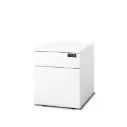 4 - Aside - 2 Drawer Pedestal in Warm White.webp