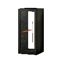 007_44 - Lumin 1P Phone Booth with 2 Side Glass (HPL) - Jet Black (JBK) and Walnut (WA).webp