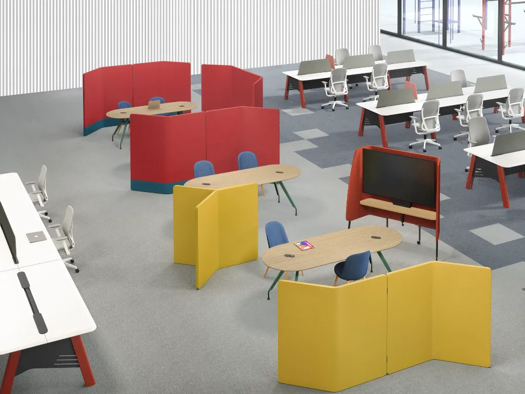 003_1 - Birds Divider, Birds Oblong Table, Astrid Cafe Chair and Born Double Bench.webp