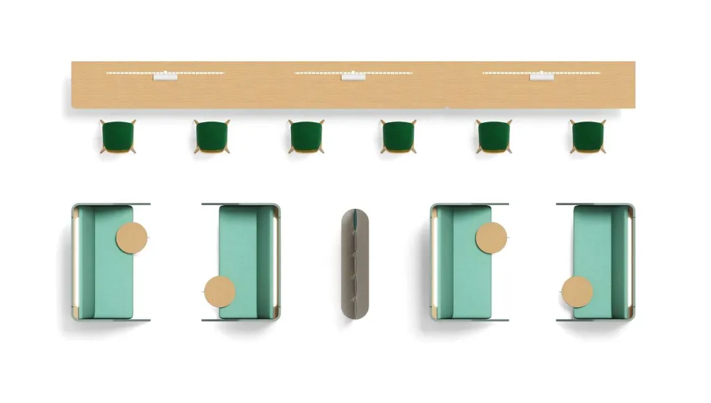 4 - Playces - Coves, Commons, Louvre Turning Screen, This and That Two and Please Chair.webp