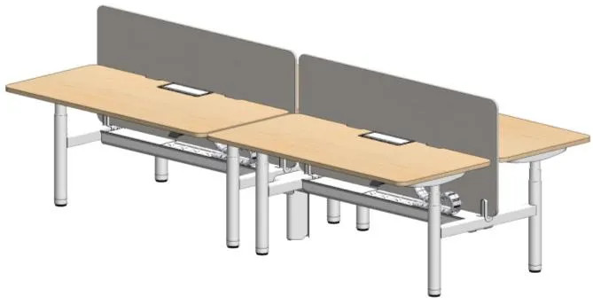 [Kit-AGA4P-6] AVAIL GO HAD Double Bench 4 Person (w/86 socket)