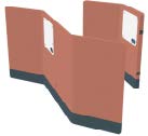 Birds Divider - Big L-shape high screen