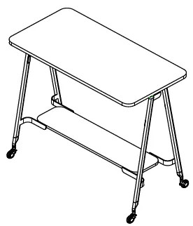 HOCKEY High Rectangular Table