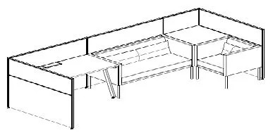 PERCH Sofa Set 3