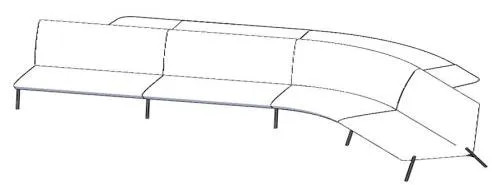 PERCH Sofa Set 8 w/Sockets
